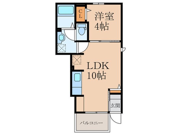 ベルセゾン葛原の物件間取画像